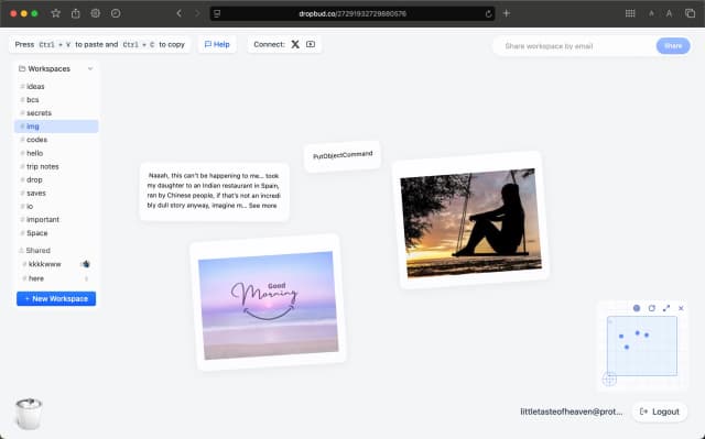 Dropbud - Fileless file upload website